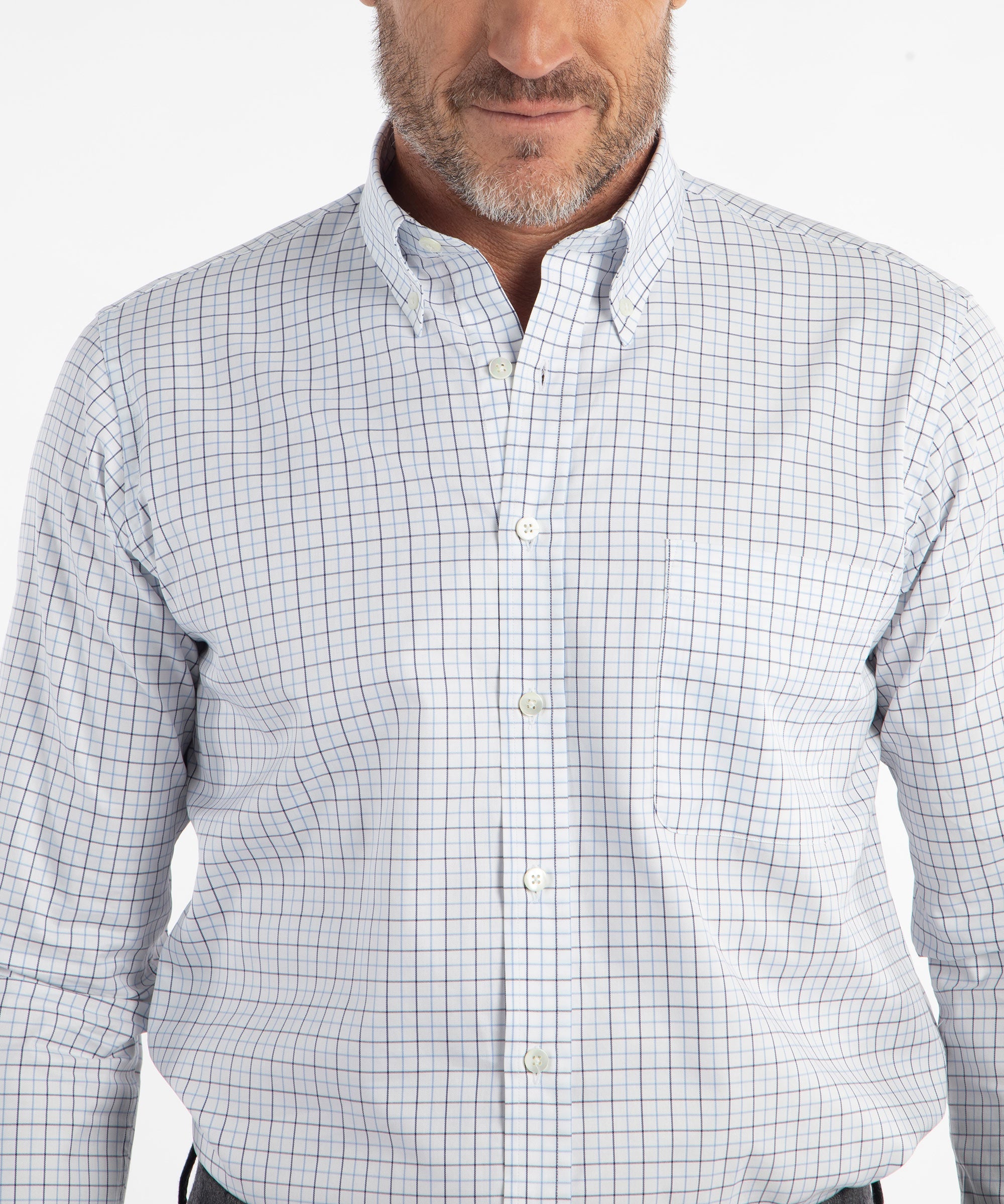 Heritage Twill Check Long Sleeve Sport Shirt