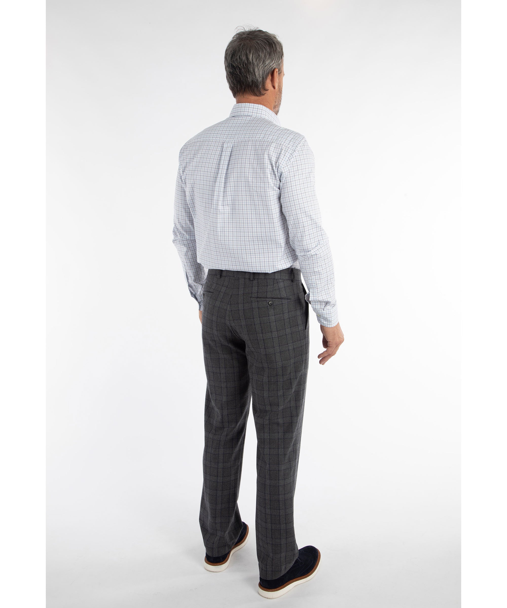 Heritage Twill Check Long Sleeve Sport Shirt