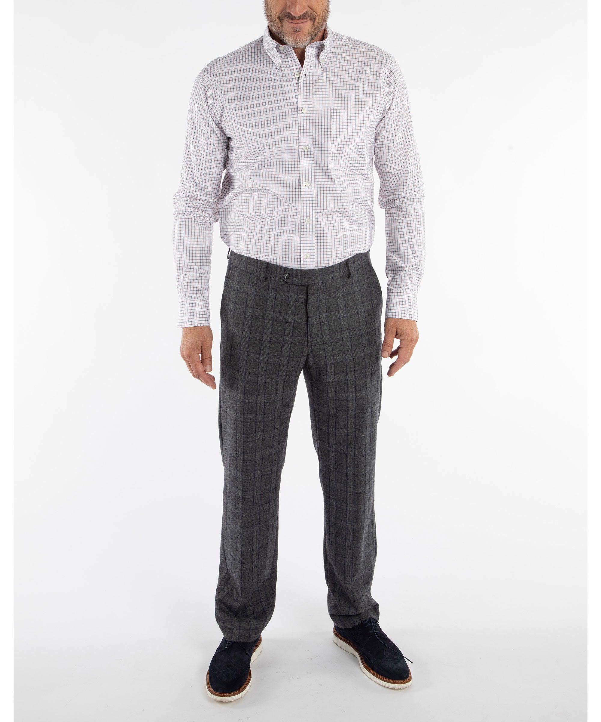 Heritage Twill Check Long Sleeve Sport Shirt