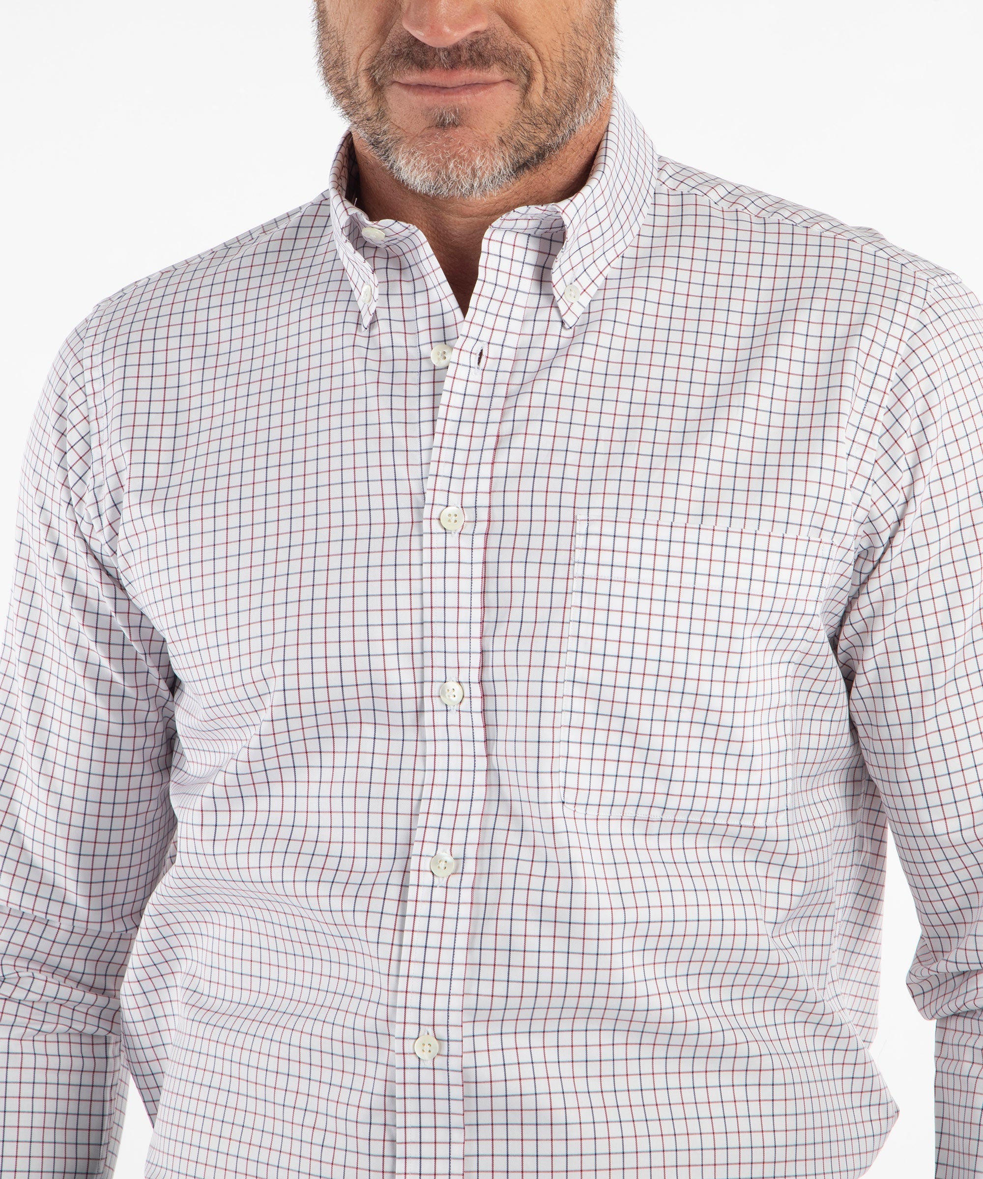 Heritage Twill Check Long Sleeve Sport Shirt