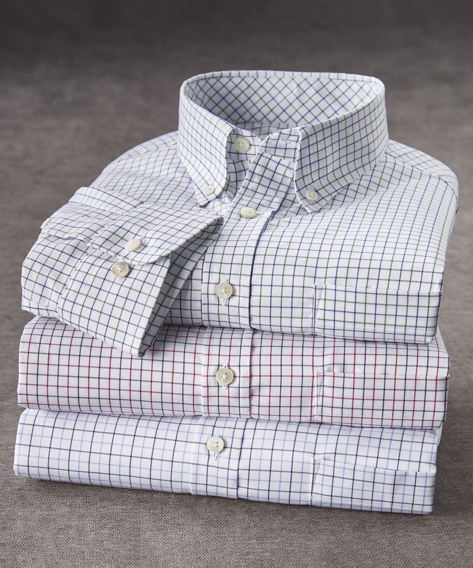 Heritage Twill Check Long Sleeve Sport Shirt
