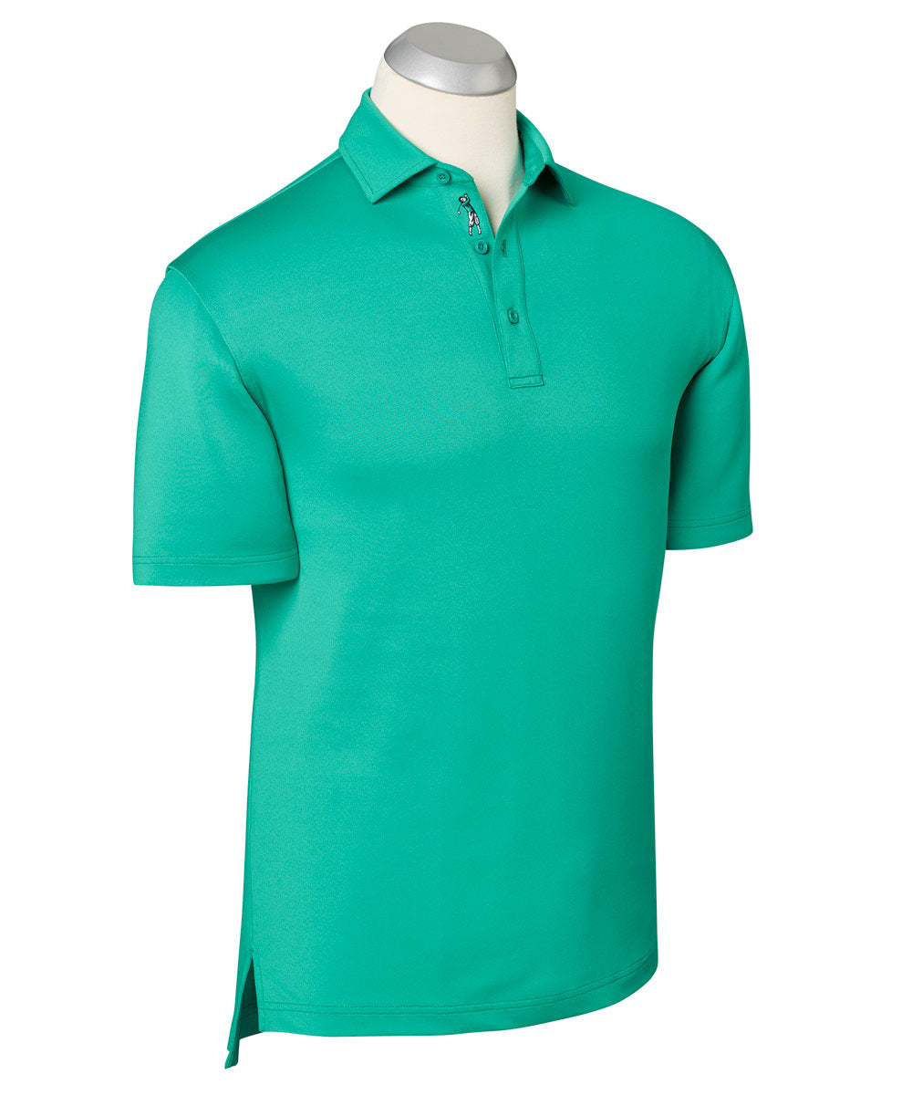 Performance Solid Jersey Short Sleeve Polo Shirt