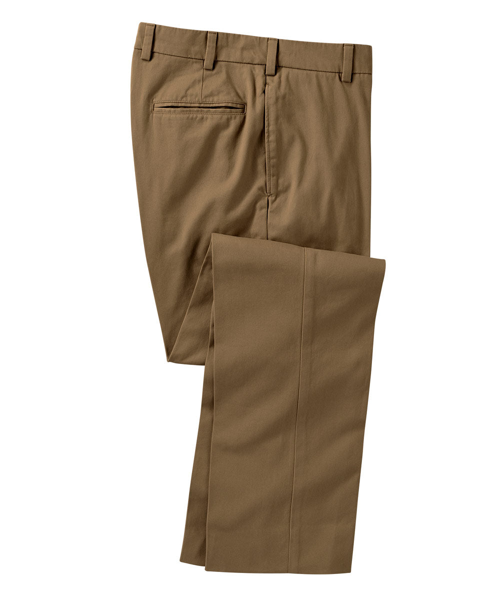 Franks Classic Twill Flat Front Pants