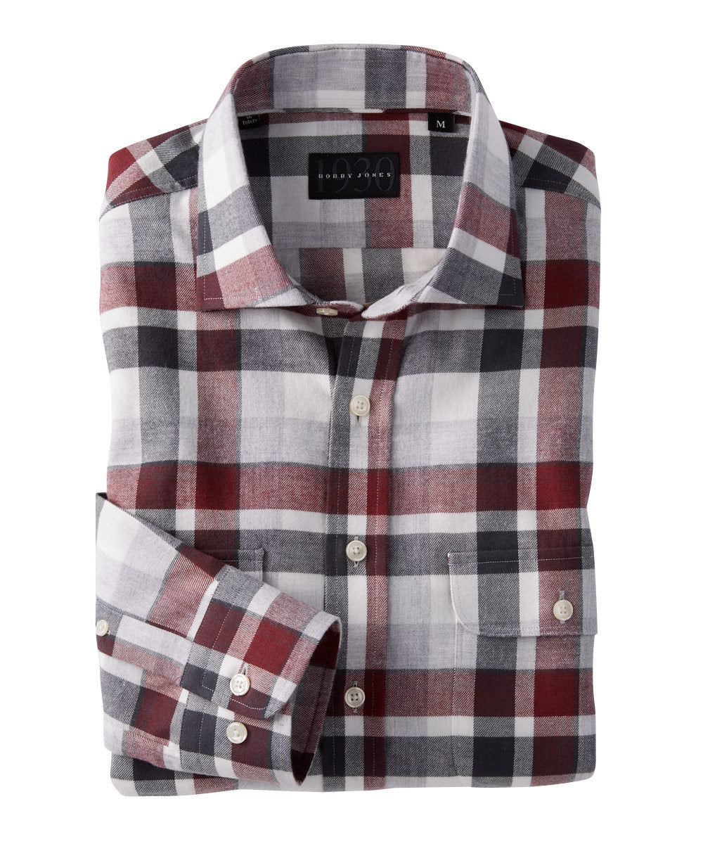 Landen Graham Plaid Long Sleeve Work Shirt