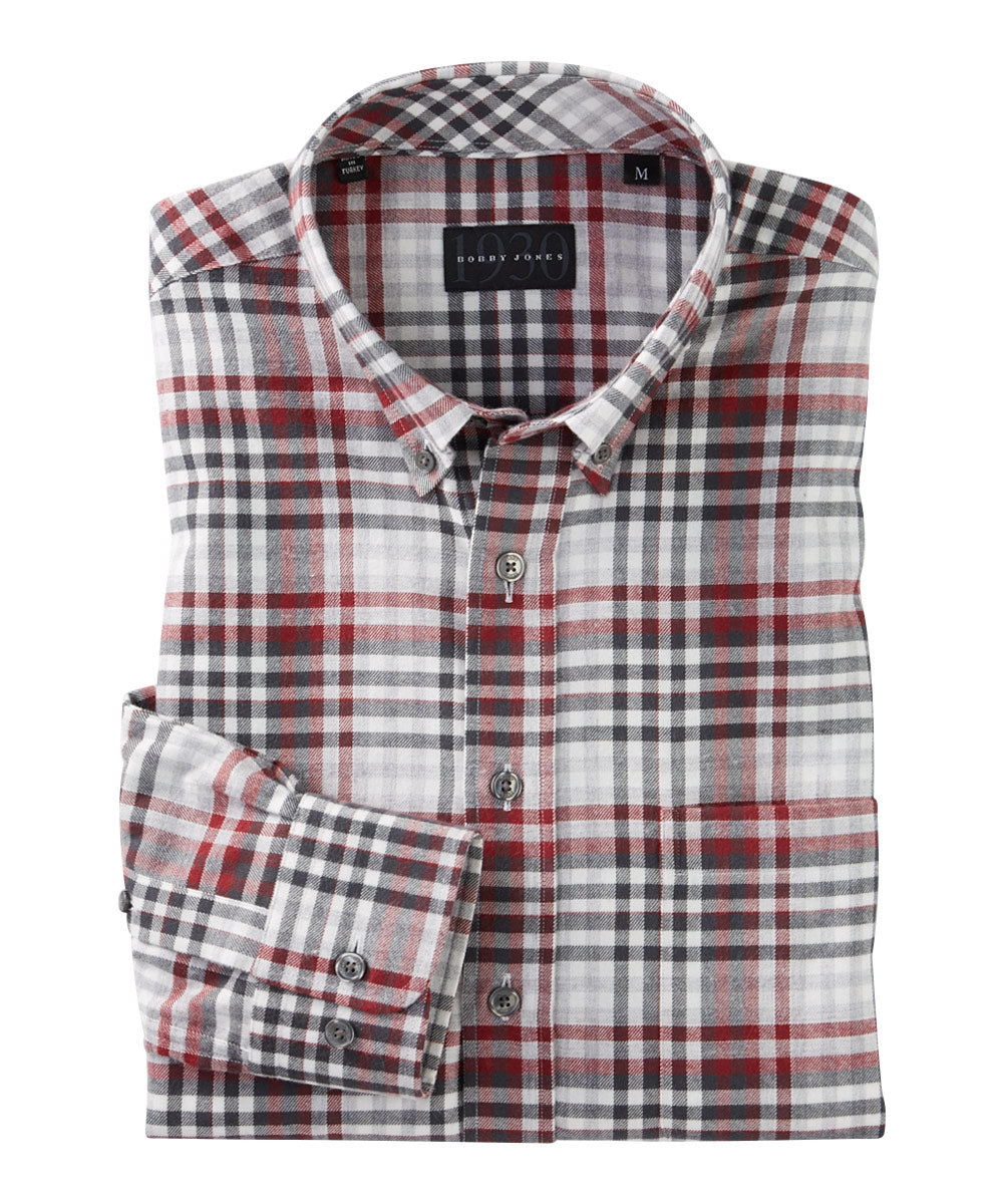 Spencer Plaid Long Sleeve Sport Shirt