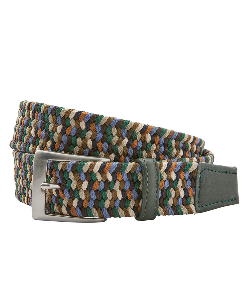 Braided Stretch Cloth Belt