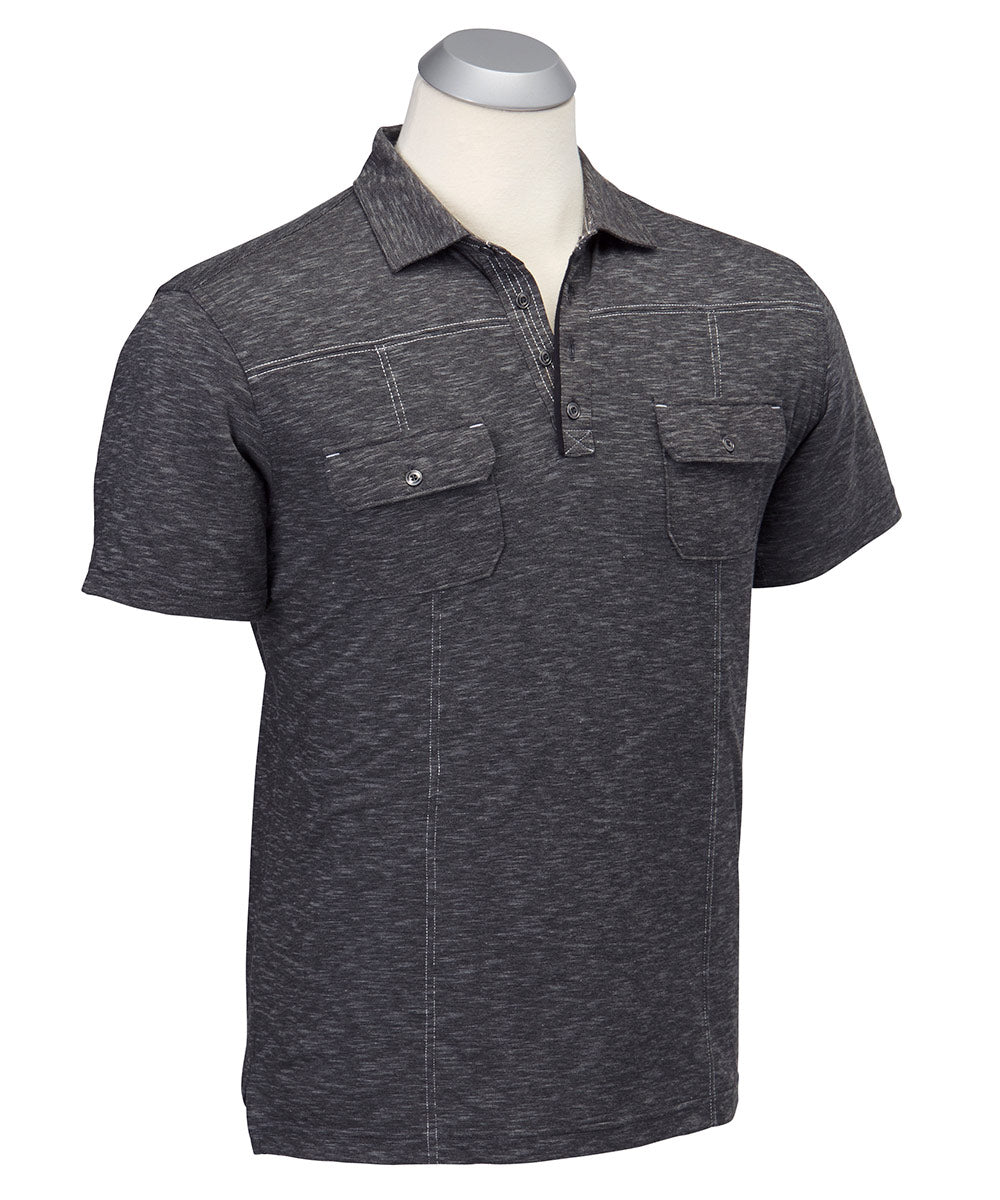 Rule 18 Soho Short Sleeve Double Pocket Polo
